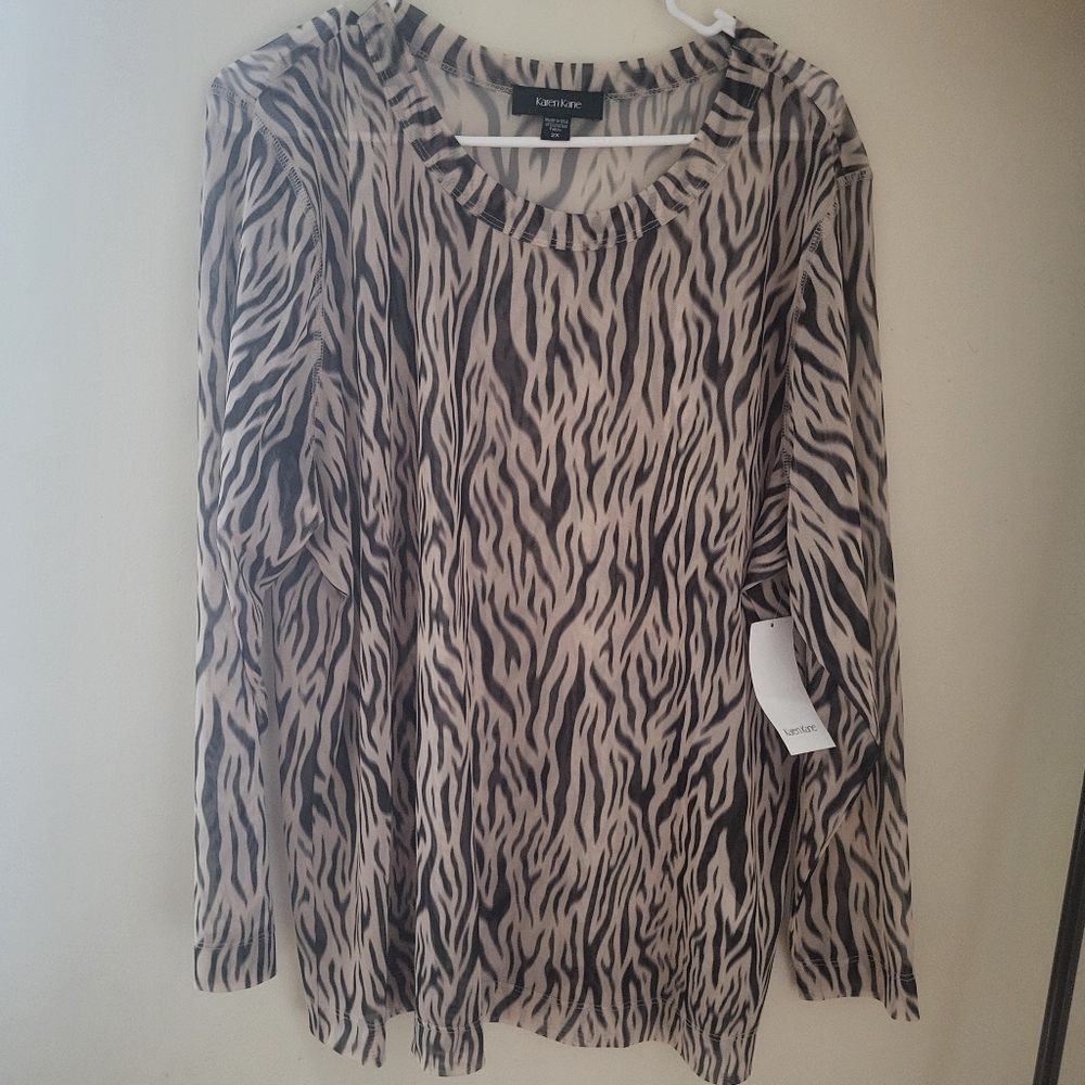 Karen Kane Blouse Size 2X Nwt